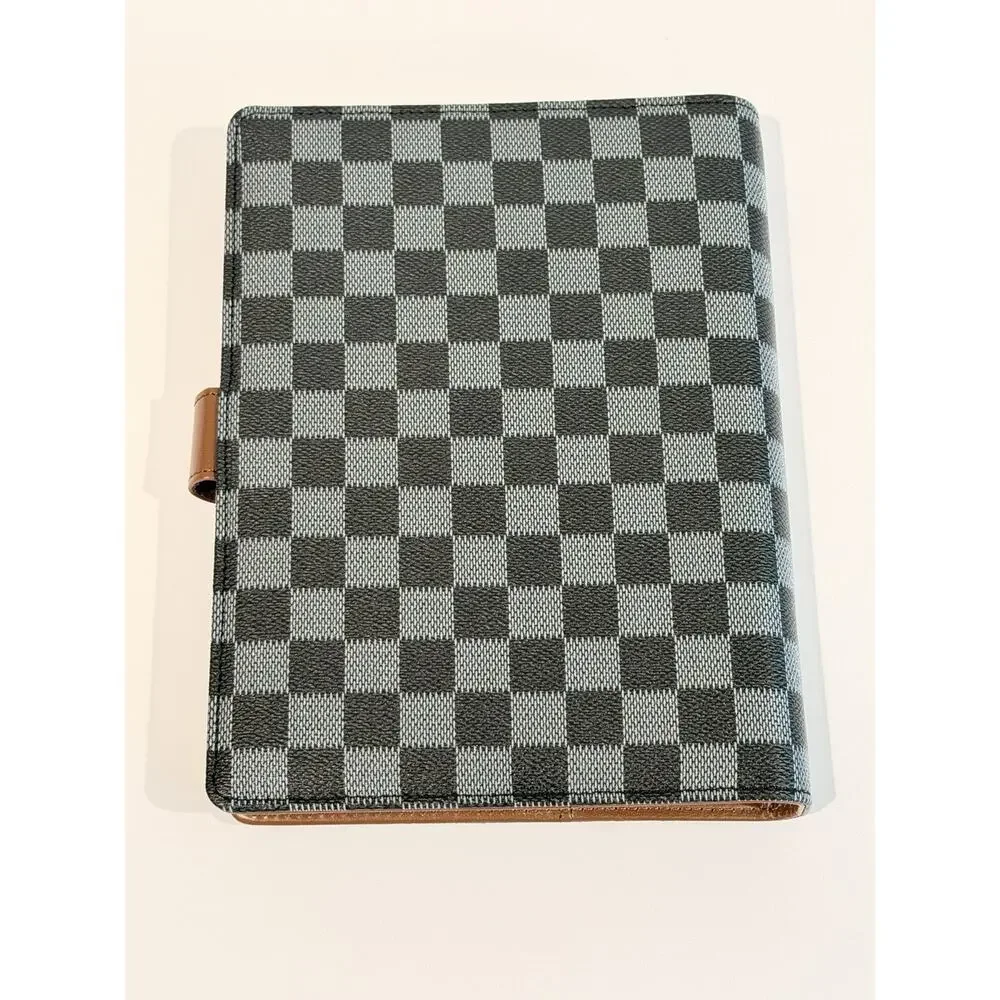 Daily Ritmo A5 Daily Planner Gray Black Checkered - New Without Box